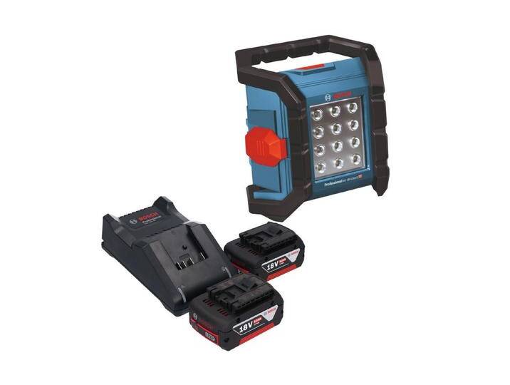 Bosch Professional Baustrahler GLI 18V-1200 C Professional 18 V 1200 lm + 2x Akku 5,0 Ah + Lader Bosch Professional Baustrahler GLI 18V-1200 C Professional 18 V 1200 lm + 2x Akku 5,0 Ah + Lader von Bosch