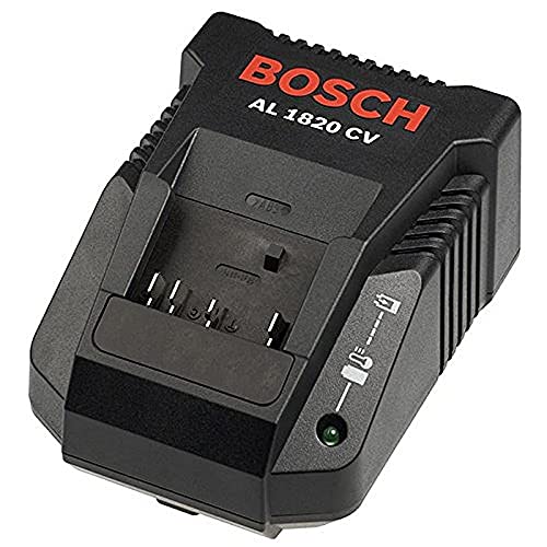 Bosch Professional Schnelladegerät AL 1820 CV (geeignet für 14,4-18 Volt Li-Ionen-Akkus von Bosch, Ladestrom 2 A) 2607225424 Schwarz von Bosch