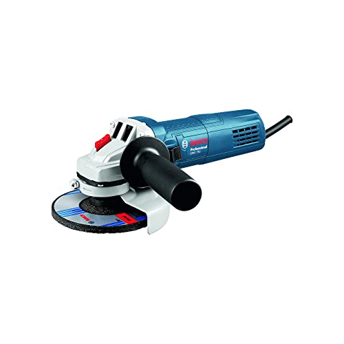 Bosch Professional Winkelschleifer GWS 750 (Scheiben-Ø 115 mm, Leistung 750 Watt, inkl. Zusatzhandgriff, Aufnahmeflansch, Spannmutter, Schutzhaube, Zweilochschlüssel, Karton) von Bosch Professional