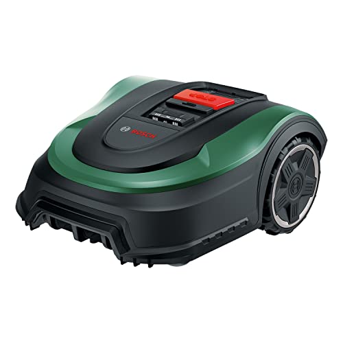 Bosch Rasenmäher Roboter Indego M+ 700 (mit 18V Akku und App-Funktion, Ladestation enthalten, Schnittbreite 19 cm, für Rasenflächen bis 700 m², im Karton) von Bosch