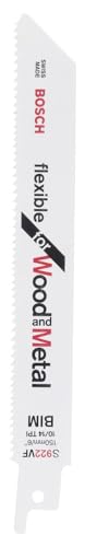Bosch Accessories Bosch Reciprosägeblätter Holz und Metall S922VF 5 Stück von Bosch