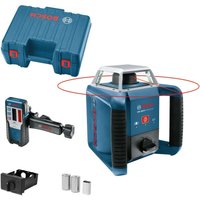 Rotationslaser grl 400 h mit 2x Batterie (LR20) + Empfänger im Koffer - Bosch von Bosch