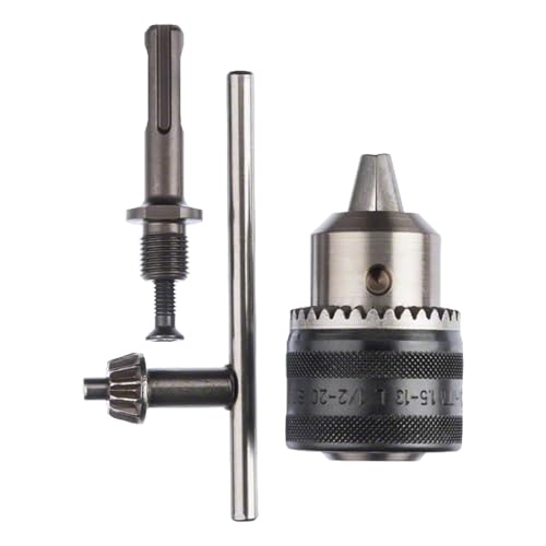 Bosch Accessories Bosch 3tlg. SDS plus-Adapter mit Bohrfutter (Ø 1,5–13 mm, Ohne Schlagfunktion, Zubehör für Bohrhömmer mit Hammerstopp) von Bosch Professional