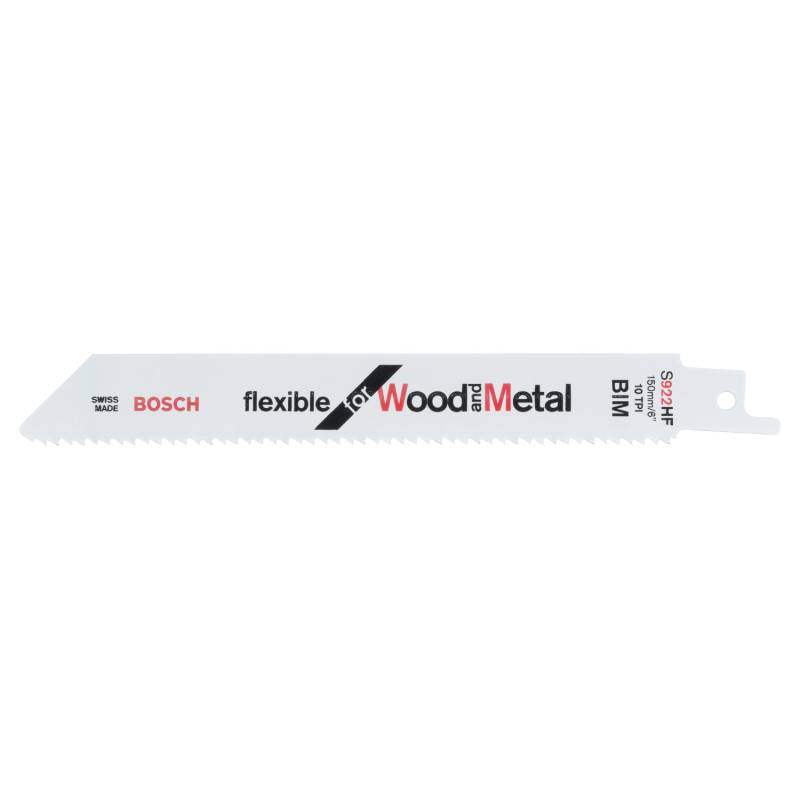 Bosch Säbelsägeblatt S 922 HF Flexible Holz und Metall von Bosch