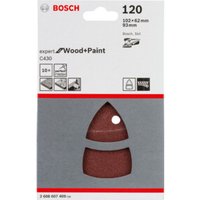 Bosch Schleifblatt C430 10-teilig 102 x 62 93 mm 120 11 Löcher Bosch Schleifblatt C430 10-teilig 102 x 62 93 mm 120 11 Löcher von Bosch