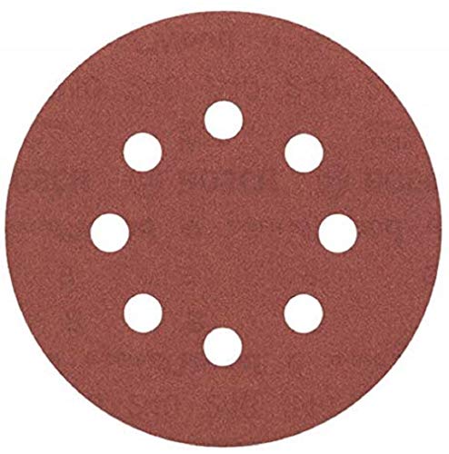 Bosch Accessories Bosch Professional Schleifblatt für Exzenterschleifer Holz und Farbe (5 Stück, Ø 125 mm, Körnung 240, C430) von Bosch Accessories