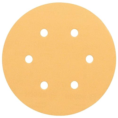 Bosch Accessories Bosch Professional 5 Stück Schleifblatt C470 Best for Wood+Paint (Holz und Farbe, Ø 150 mm, Korn 180) von Bosch Accessories