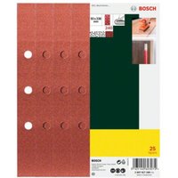 Bosch Schleifblatt-Set für Schwingschleifer, 25-teilig, gespannt, 93 x 230 mm, 240 von Bosch