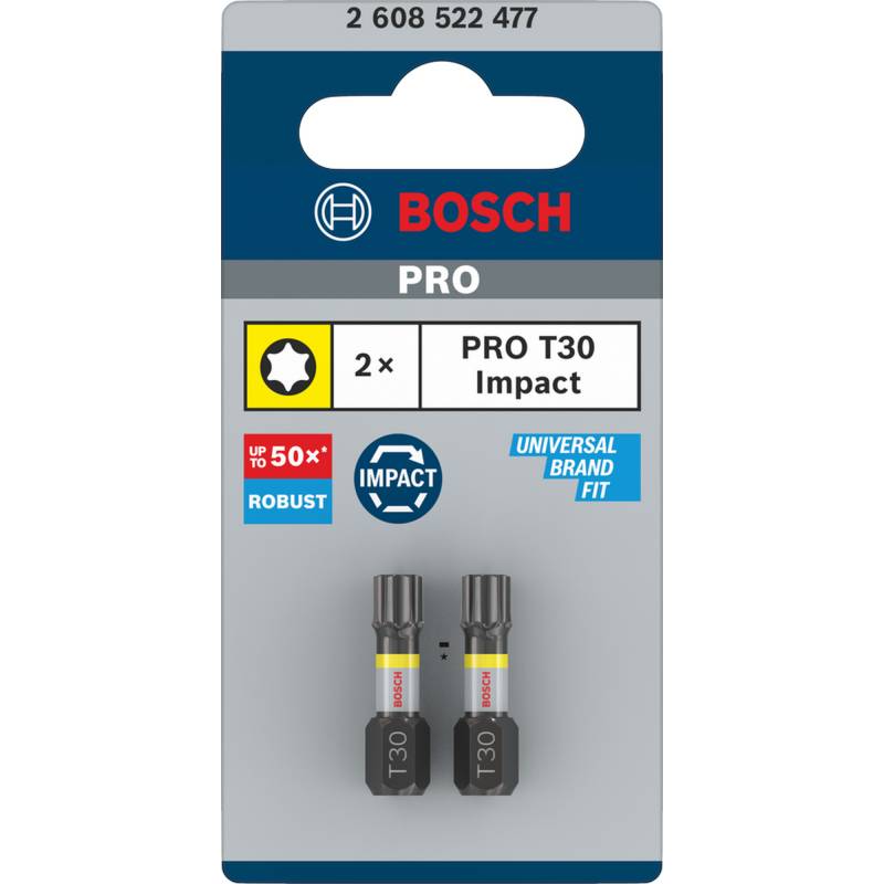 Bosch Schrauberbit 'Pro Torx Impact' T30, 25 mm 2-teilig von Bosch