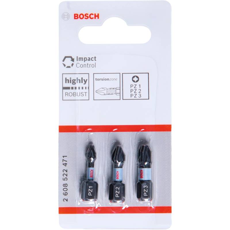 Bosch Schrauberbit-Set Impact Control PZ1-3 25 mm 3-tlg. Bosch Schrauberbit-Set Impact Control PZ1-3 25 mm 3-tlg. von Bosch PRO