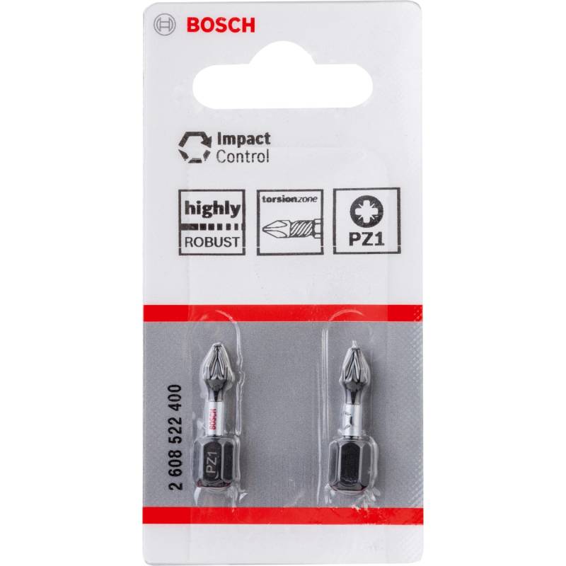 Bosch Screwdriver Bits Impact Control PZ1 2-teilig Bosch Screwdriver Bits Impact Control PZ1 2-teilig von Bosch PRO