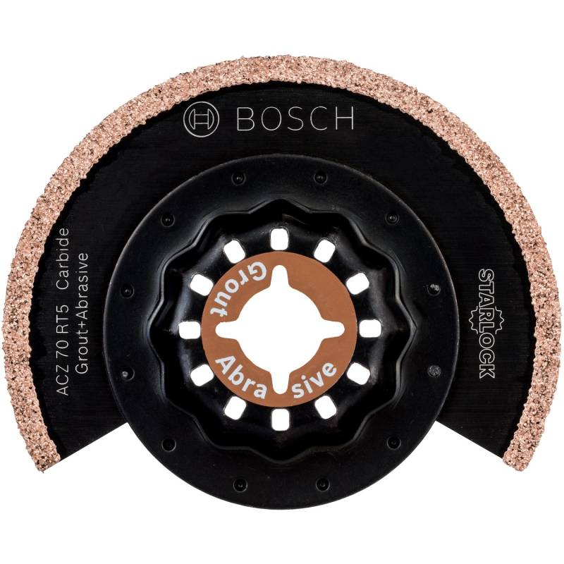 Bosch Segmentsägeblatt ACZ 70 RT5 m. Körnung für Multifunktionswerkzeuge Ø 70 mm von Bosch