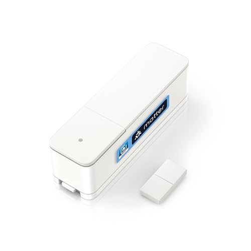 Bosch Smart Home Tür-/Fensterkontakt II [+M], smarter Sensor zum energieeffizienten Heizen und Einbruchalarm, flexible Nutzung im Bosch Smart Home System oder herstellerübergreifend in Matter Systemen von Bosch Smart Home