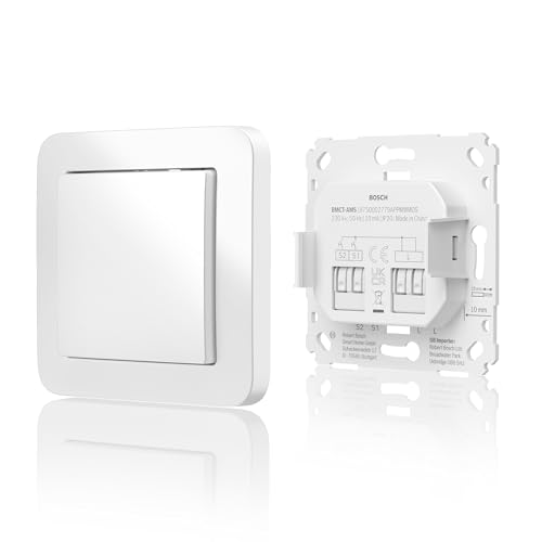 Bosch Smart Home Wandschalter für smarte Aktoren, platzsparender Einbau in die Gerätedose, für Bosch Smart Home Licht-/ Rollladensteuerung II, Relais oder Dimmer Bosch Smart Home Wandschalter für smarte Aktoren, platzsparender Einbau in die Gerätedose, für Bosch Smart Home Licht-/ Rollladensteuerung II, Relais oder Dimmer von Bosch Smart Home