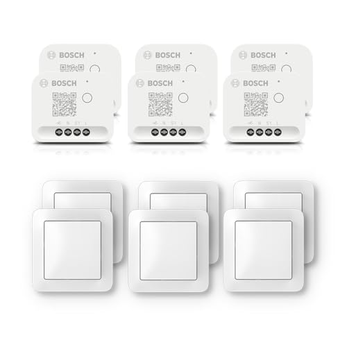 Bosch Smart Home dimmbare Beleuchtung-Set inklusive Wandschalter, 6x Dimmer, 6x Wandschalter Bosch Smart Home dimmbare Beleuchtung-Set inklusive Wandschalter, 6x Dimmer, 6x Wandschalter von Bosch