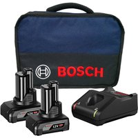 Bosch Starter-Set 12 V / 2x 4,0 Ah Akku + Ladegerät GAL 12V-40 im Softbag von Bosch