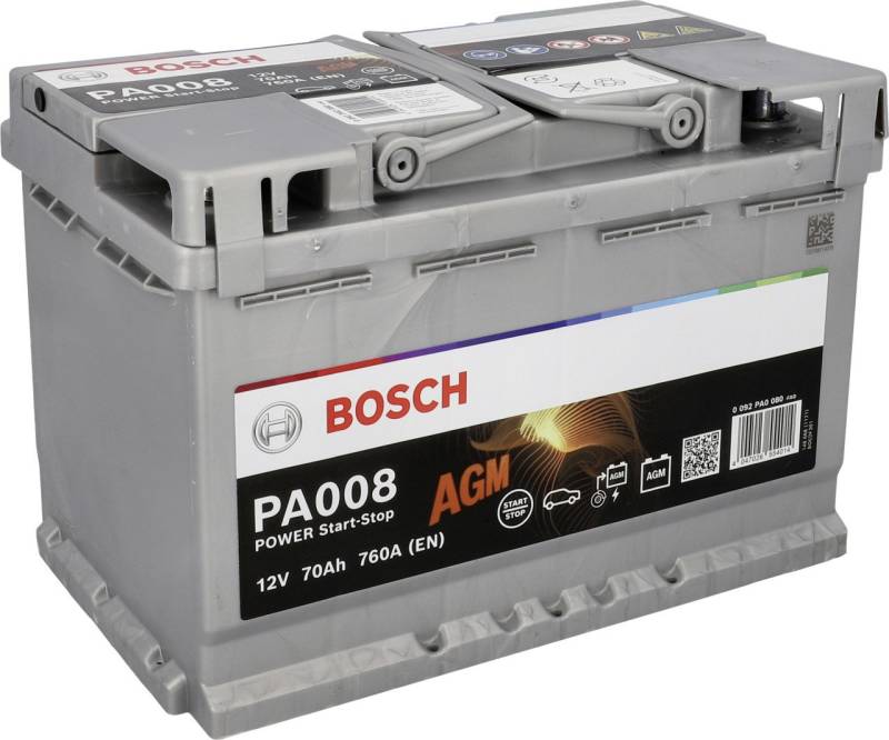 Bosch Starterbatterie AGM 70Ah 760A PowerLine von Bosch