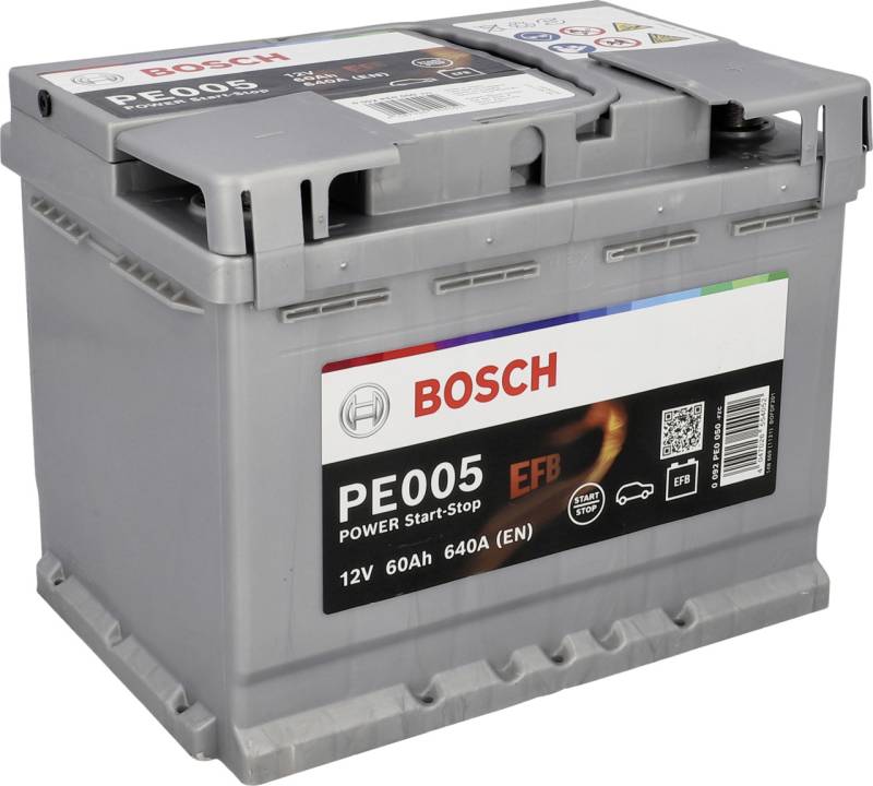 Bosch Starterbatterie EFB 60Ah 640A PowerLine von Bosch