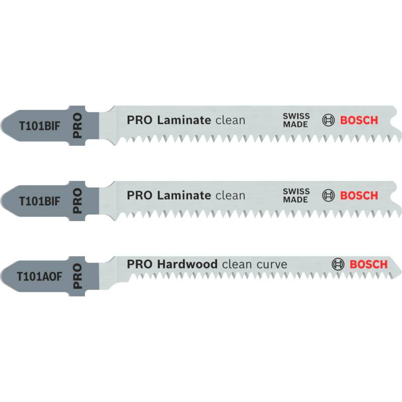 Bosch Stichsägeblatt-Set 1 x T101AOF 2 x T101 BIF von Bosch PRO