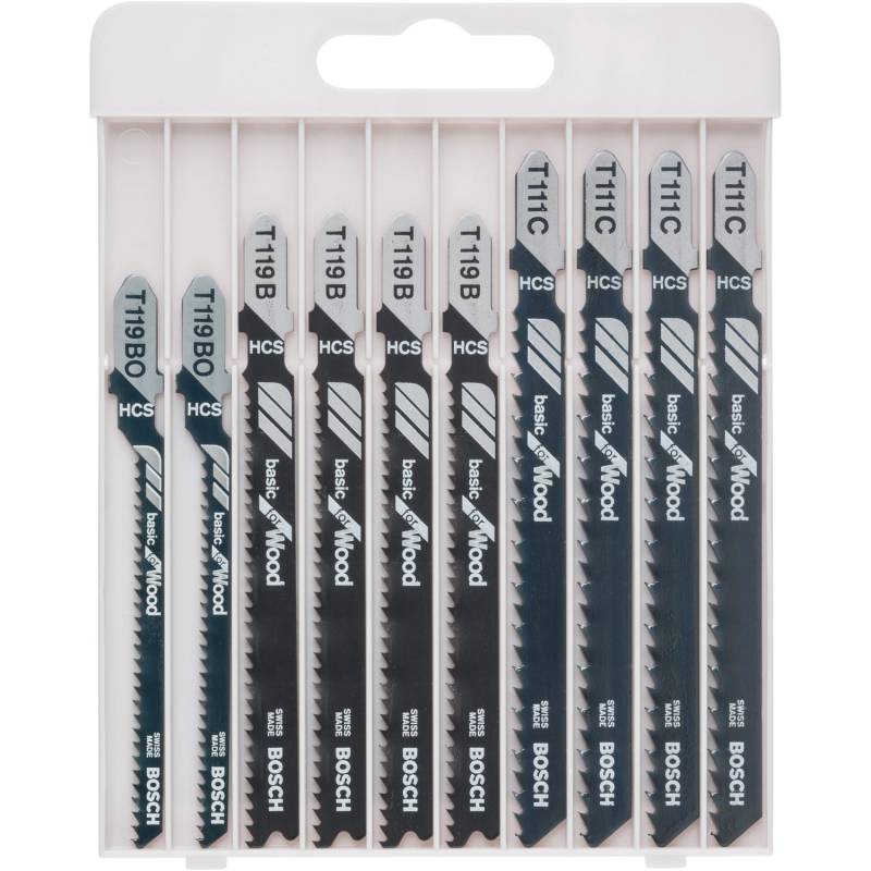 Bosch Stichsägeblatt-Set Pro T-Schaft 10-teilig von Bosch