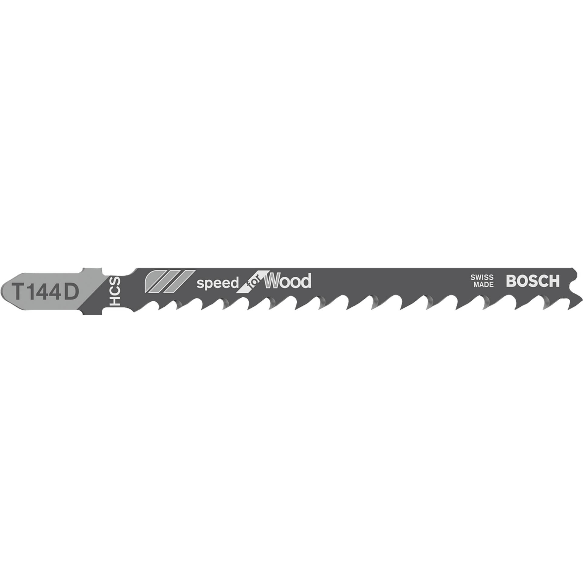 Bosch Stichsägeblatt 'Speed for Wood 144D' 100 mm, 3 Stück Bosch Stichsägeblatt 'Speed for Wood 144D' 100 mm, 3 Stück von Bosch