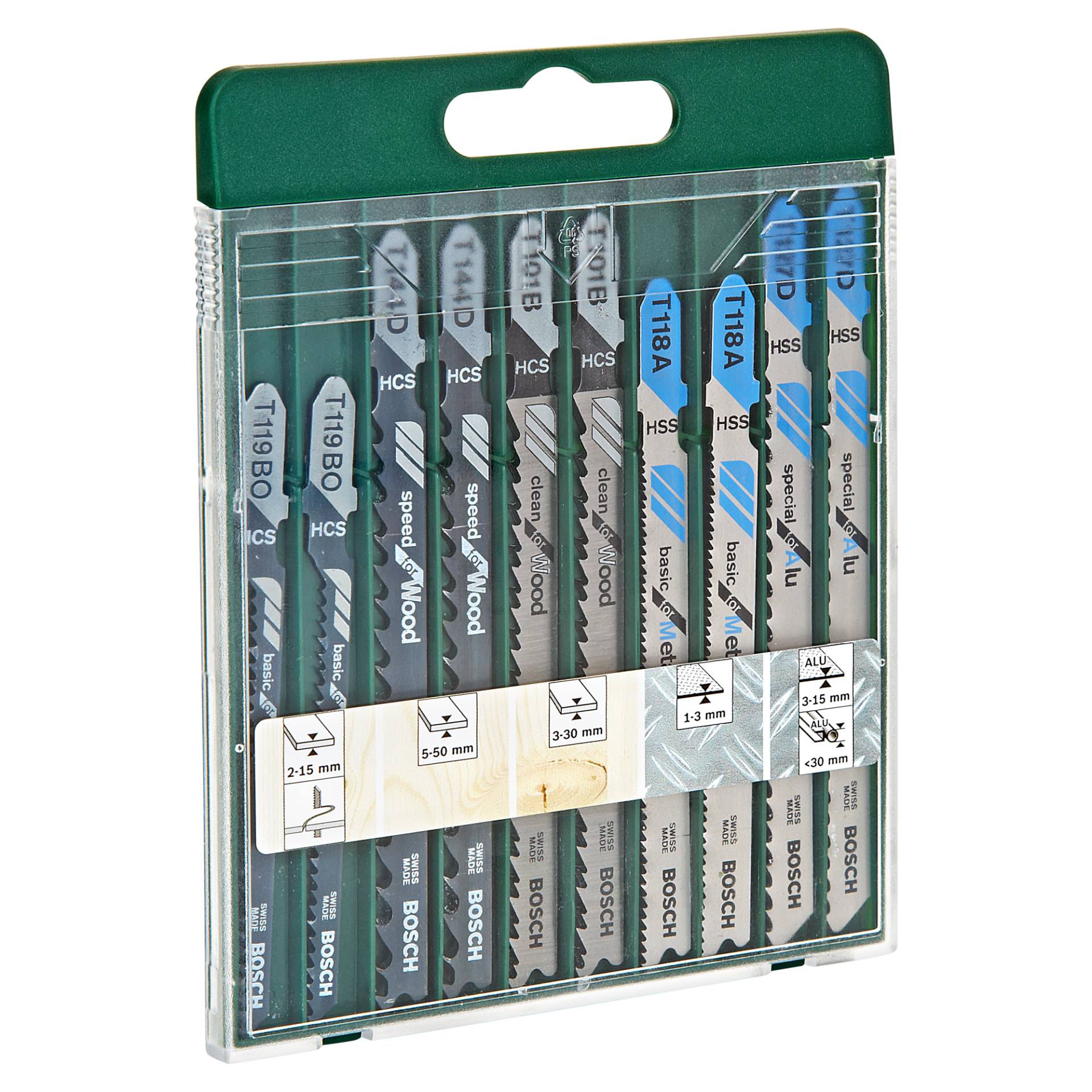 Bosch Stichsägeblattset für Holz und Metall T-Schaft 10-teilig Bosch Stichsägeblattset für Holz und Metall T-Schaft 10-teilig von Bosch