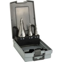 Bosch Stufenbohrer HSS-Set 3-teilig 4 - 12 mm 4 - 20 mm 6 -30 mm von Bosch