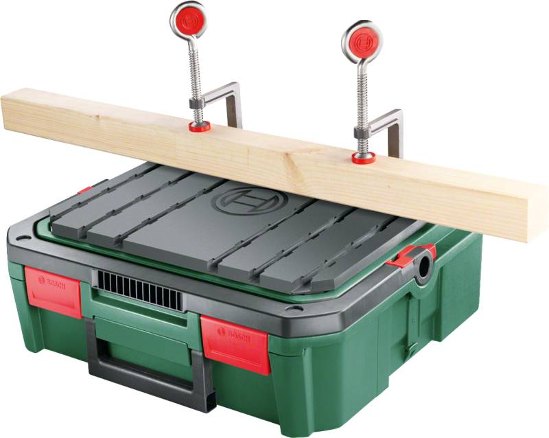 Bosch Systembox 'Ready to Saw' mit Werkbank-Funktion von Bosch