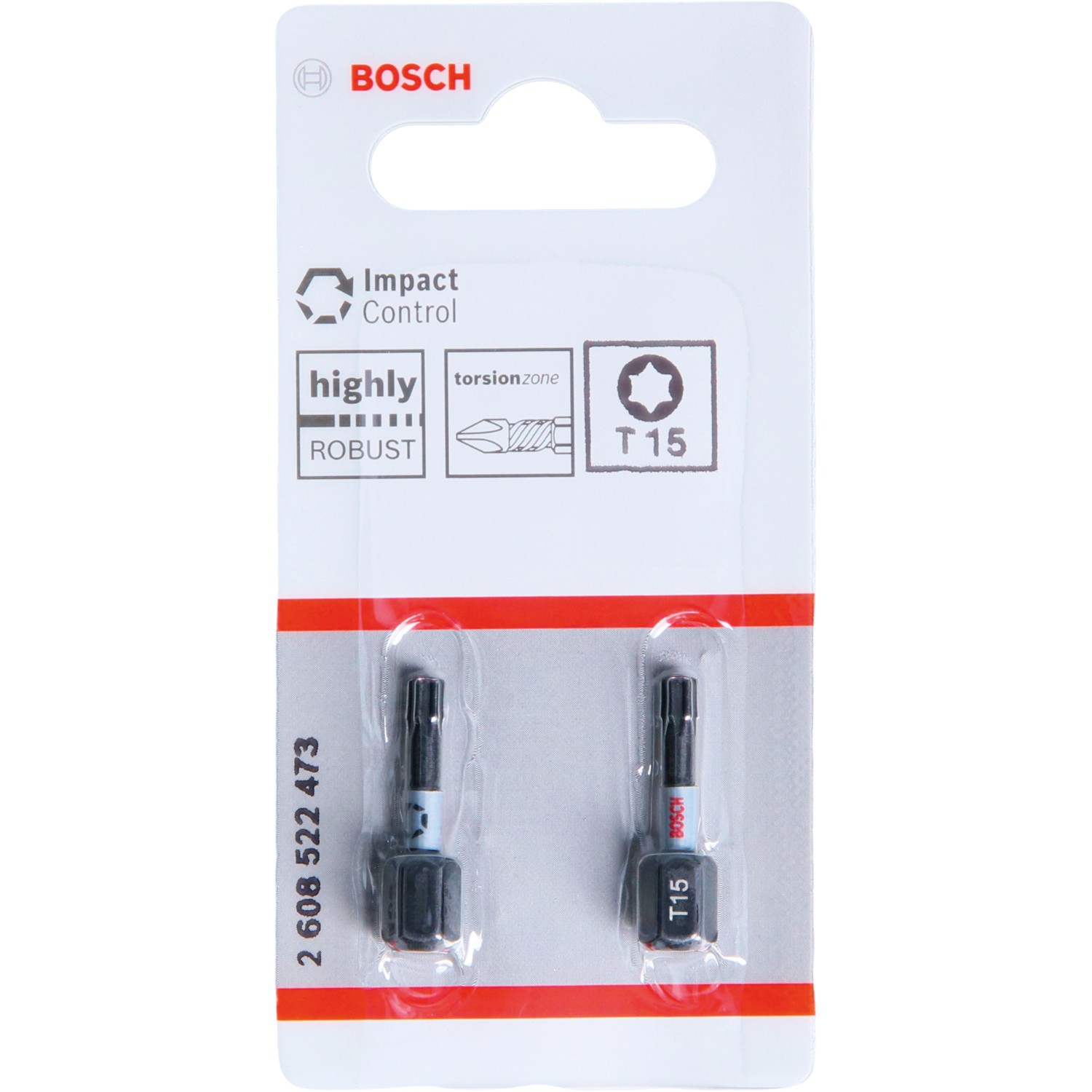Bosch T15-Schrauberbits Impact Control 2-teilig Bosch T15-Schrauberbits Impact Control 2-teilig von Bosch
