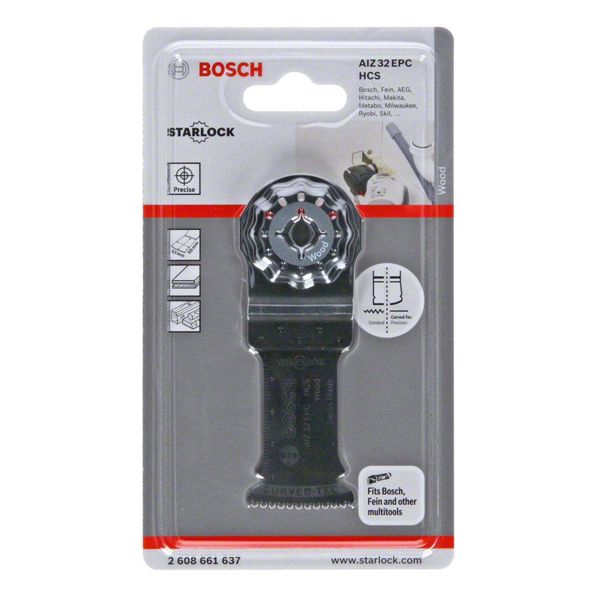 Bosch Tauchsägeblatt 'Wood AIZ 32 EPC HCS' für Multifunktionswerkzeug 32 mm Bosch Tauchsägeblatt 'Wood AIZ 32 EPC HCS' für Multifunktionswerkzeug 32 mm von Bosch