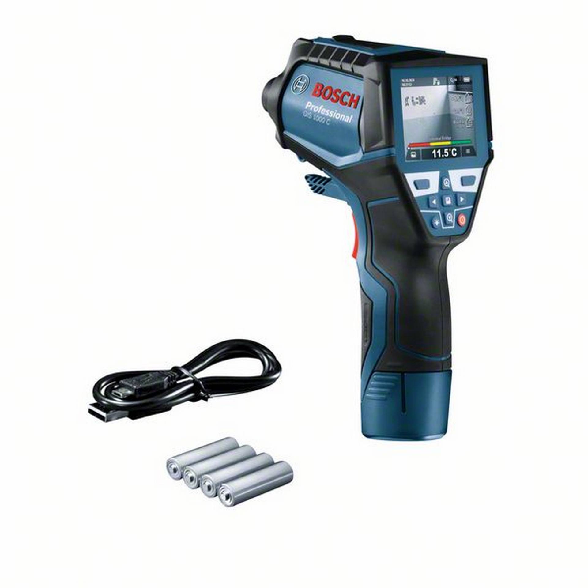 Bosch Thermodetektor 'GIS 1000 C Professional' Kunststoff, Metall blau 34,4 x 21 x 11 cm Bosch Thermodetektor 'GIS 1000 C Professional' Kunststoff, Metall blau 34,4 x 21 x 11 cm von Bosch
