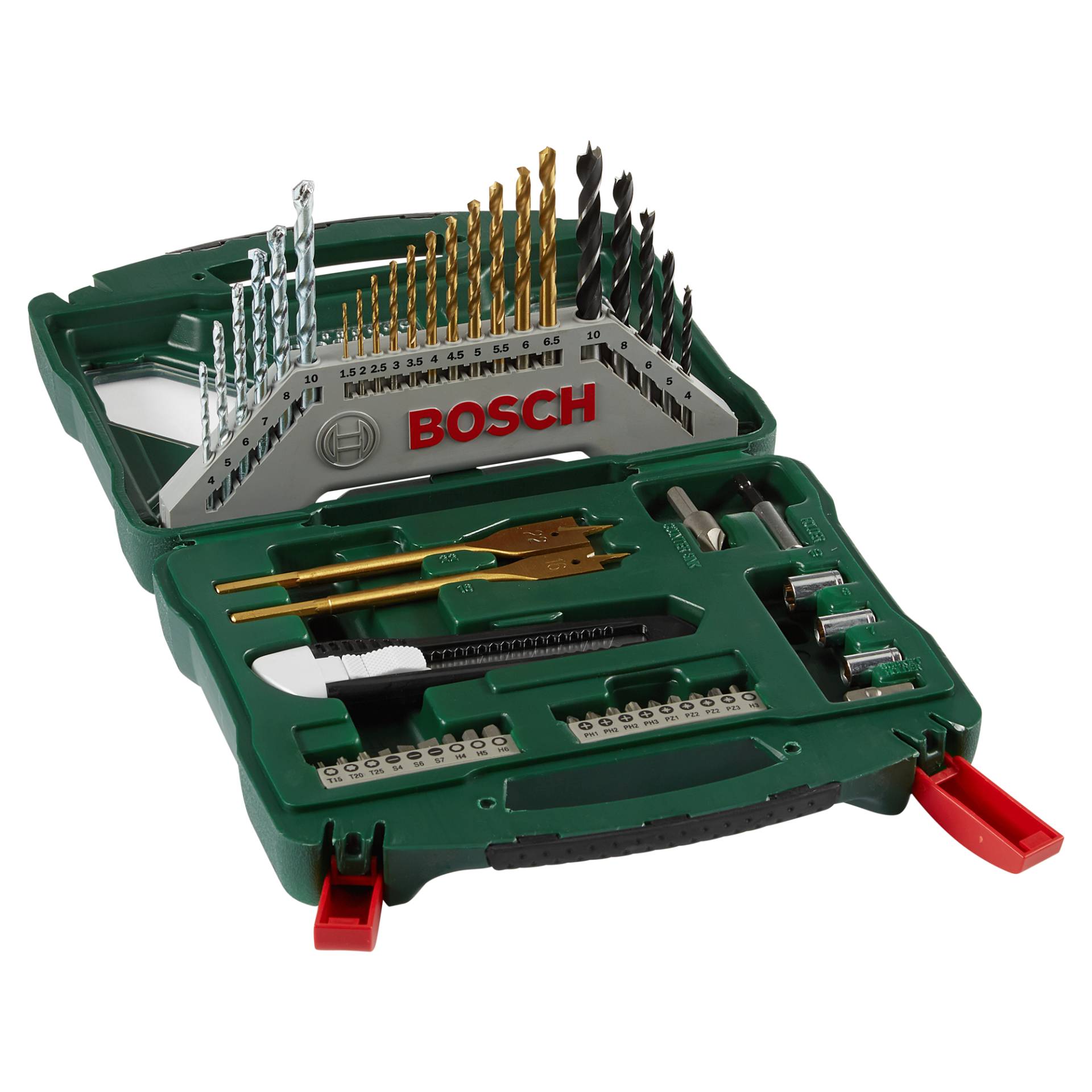 Bosch Titanium-Bohrer- und -Schrauberset 'X-Line' 50-teilig Bosch Titanium-Bohrer- und -Schrauberset 'X-Line' 50-teilig von Bosch