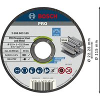 BOSCH Trennscheiben Standard for Inox von Bosch