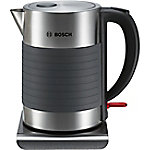 Bosch Wasserkocher 1.7 L Schwarz, Grau 2200 W TWK7S05 von Bosch