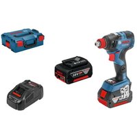 Bosch Professional 18V System GDX 18V-200 C - Akku-Schlagschrauber (bürstenlos, 200 Nm, steckerfertig, 2 x 5,0 Ah Batterien, in L-BOXX) Bosch Professional 18V System GDX 18V-200 C - Akku-Schlagschrauber (bürstenlos, 200 Nm, steckerfertig, 2 x 5,0 Ah Batterien, in L-BOXX) von Bosch