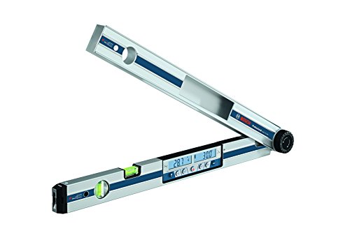 Bosch Professional Digitaler Winkelmesser und Neigungsmesser GAM 270 MFL (Laserpräzision, Gehrungswinkelberechnung, Schenkellänge: 0 - 270º, Länge: 60 cm) von Bosch Professional
