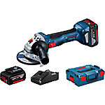 Bosch Winkelschleifer GWS 18V-7 125 mm Kit Blau, Schwarz von Bosch