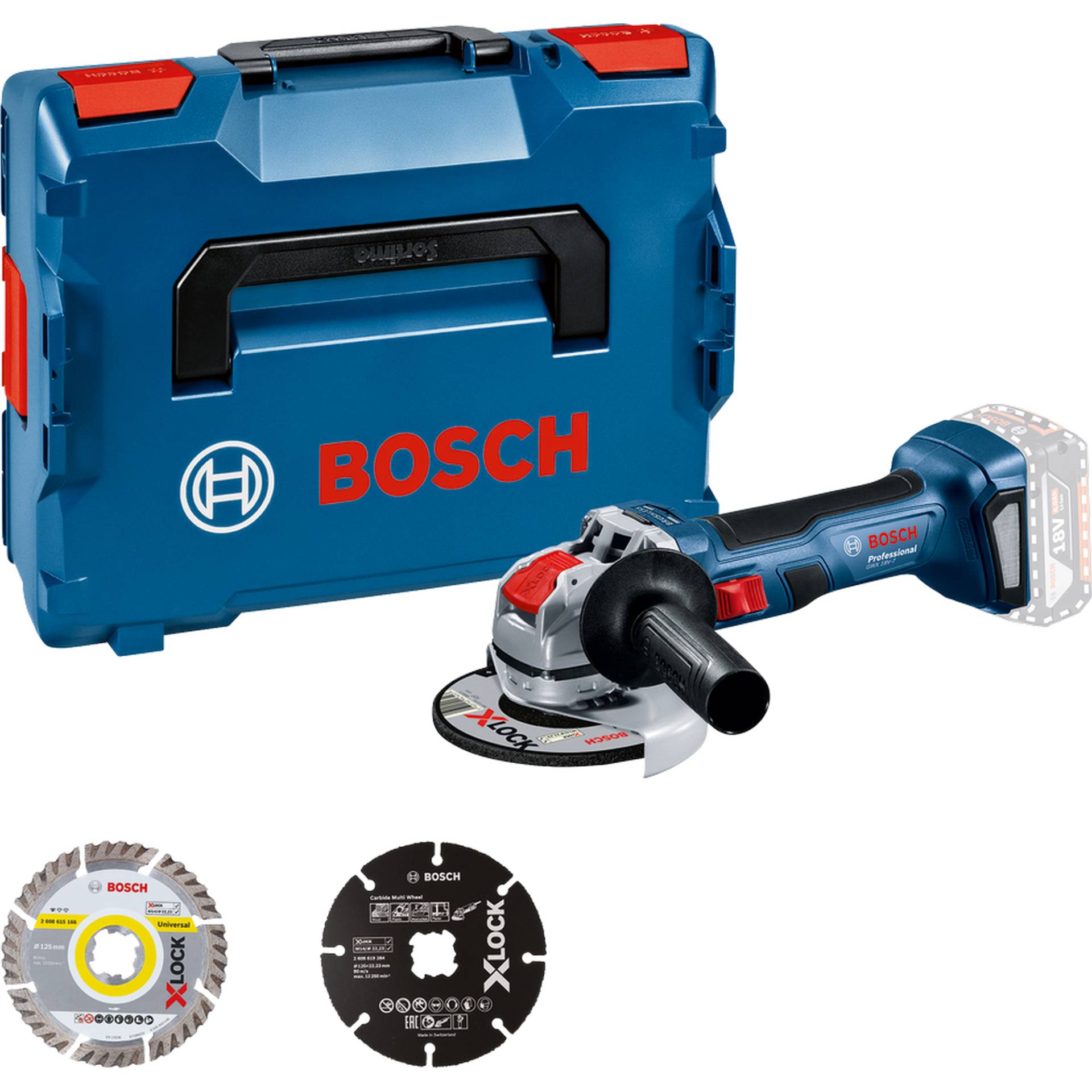 Bosch Winkelschleifer 'GWX 18V-7 ' ohne Akku und Ladegerät von Bosch