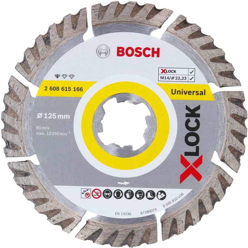 Bosch X-Lock Diamanttrennscheibe Standard for Universal Ø 125 mm von Bosch PRO