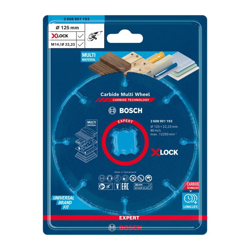 Bosch Expert Trennscheibe Carbide Multi Wheel Ø 125 mm X-Lock von Bosch Expert