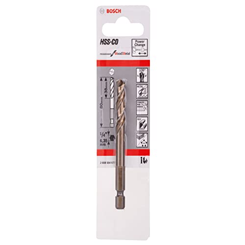 Bosch Accessories Bosch Professional Zentrierbohrer HSS-Co für Lochsägen (Länge: 80 mm) von Bosch Professional