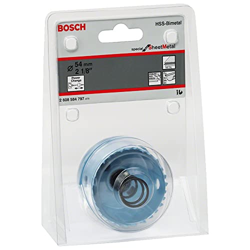 Bosch Professional 1x Lochsäge Special for Sheet Metal (für Edelstahlbleche, Stahlbleche, Ø 54 mm, Zubehör Bohrmaschine) von Bosch Professional