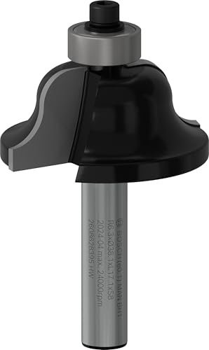 Bosch 1x PRO Profilfräser römisch (für Weichholz, Hartholz, Ø 38,1 mm, Professional Zubehör Handfräse, Kantenfräse) Bosch 1x PRO Profilfräser römisch (für Weichholz, Hartholz, Ø 38,1 mm, Professional Zubehör Handfräse, Kantenfräse) von Bosch Professional