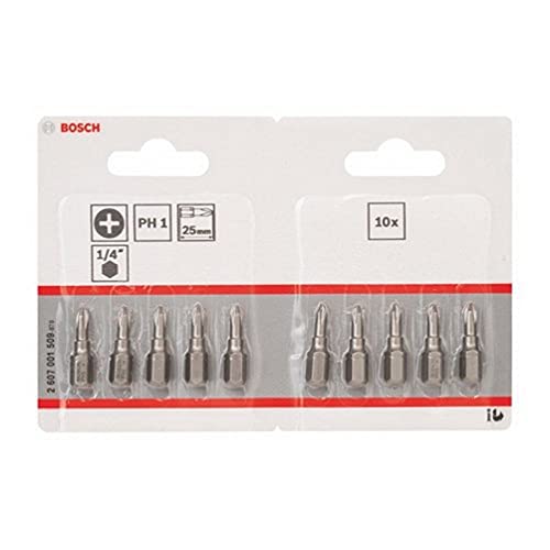 Bosch Zubehör 2607001509 Schrauberbit Extra-Hart PH 1, 25 mm von Bosch