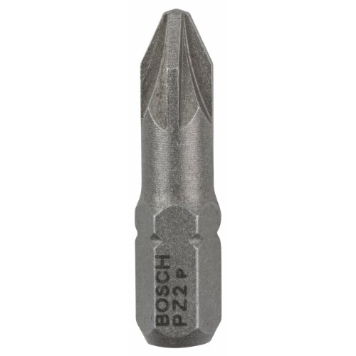 Bosch Professional Bit Extra-Hart für Pozidriv-Kreuzschlitzschrauben (PZ2, Länge: 25 mm, 100 Stück) von Bosch Accessories