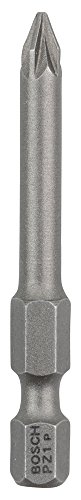 Bosch Professional Bit Extra-Hart für Pozidriv-Kreuzschlitzschrauben (PZ1, Länge: 49 mm, 3 Stück), 2607001575 Bosch Professional Bit Extra-Hart für Pozidriv-Kreuzschlitzschrauben (PZ1, Länge: 49 mm, 3 Stück), 2607001575 von Bosch