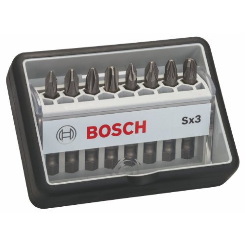 Bosch Professional 8tlg. Schrauberbit-Set Extra Hart für Phillips- und Pozidriv-Kreuzschlitzschrauben Bosch Professional 8tlg. Schrauberbit-Set Extra Hart für Phillips- und Pozidriv-Kreuzschlitzschrauben von Bosch Accessories