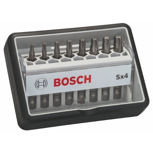 Bosch Accessories Professional 8tlg. Schrauberbit-Set Extra Hart für Innen-Torx-Schrauben von Bosch