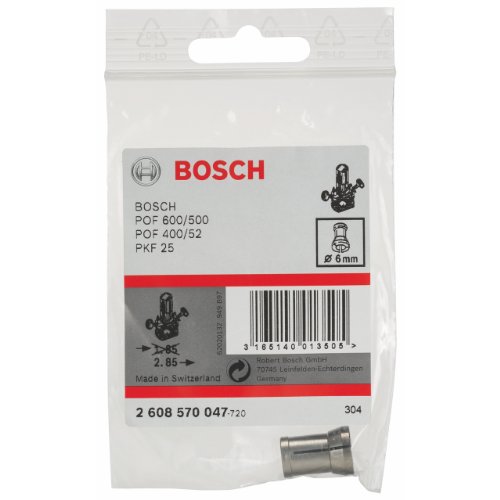 Bosch Accessories Bosch Professional Zubehör 2608570047 Spannzange ohne Spannmutter 6 mm von Bosch Accessories