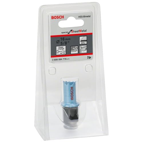 Bosch Professional 1x Lochsäge Special for Sheet Metal (für Edelstahlbleche, Stahlbleche, Ø 16 mm, Zubehör Bohrmaschine) von Bosch Professional